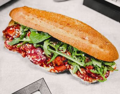 Hot Salami Sandwich